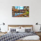 VS, Indiana, Cataract Falls State Recreation Canvas Afdruk (Insitu (Slaapkamer))