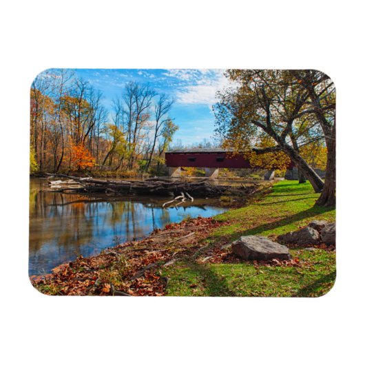 VS, Indiana, Cataract Falls State Recreation Magneet (Horizontaal)