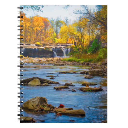 VS, Indiana. Cataract Falls State Recreation Notitieboek (Voorkant)