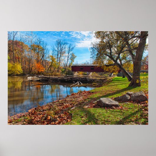 VS, Indiana, Cataract Falls State Recreation Poster (Voorkant)