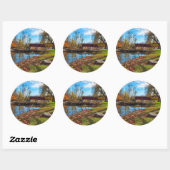 VS, Indiana, Cataract Falls State Recreation Ronde Sticker (Vel)