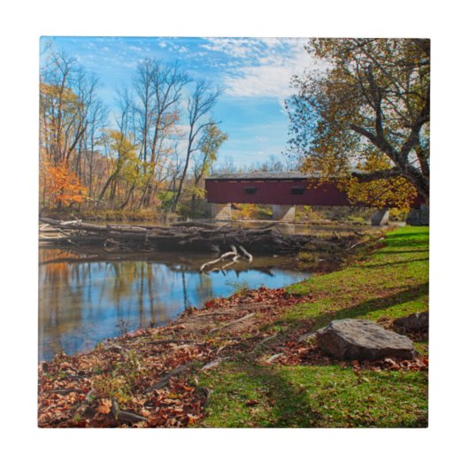 VS, Indiana, Cataract Falls State Recreation Tegeltje (Voorkant)
