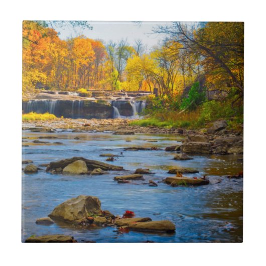 VS, Indiana. Cataract Falls State Recreation Tegeltje (Voorkant)