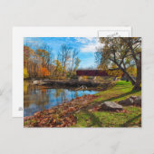 VS, Indiana, Cataract Herfst State Recreation Briefkaart (Voorkant / Achterkant)