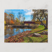 VS, Indiana, Cataract Herfst State Recreation Briefkaart (Voorkant)