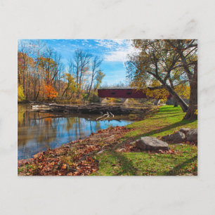 VS, Indiana, Cataract Herfst State Recreation Briefkaart