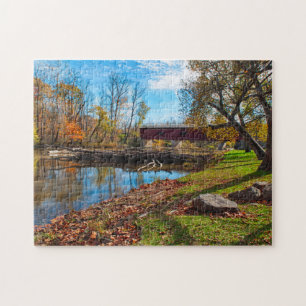 VS, Indiana, Cataract Herfst State Recreation Legpuzzel