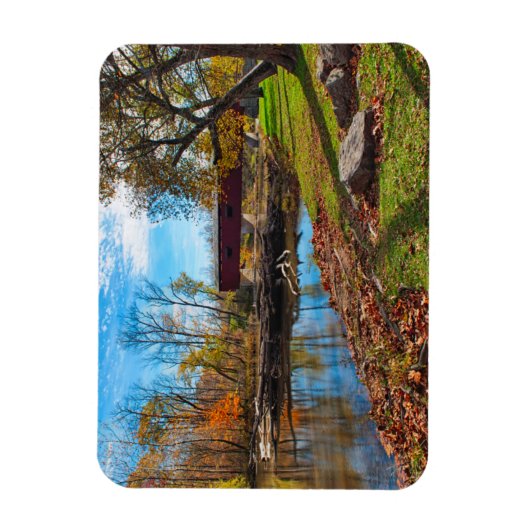 VS, Indiana, Cataract Herfst State Recreation Magneet (Verticaal)