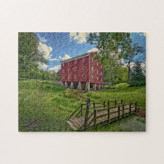 VS, Indiana, Cutler. Adams Mill Legpuzzel (Horizontaal)