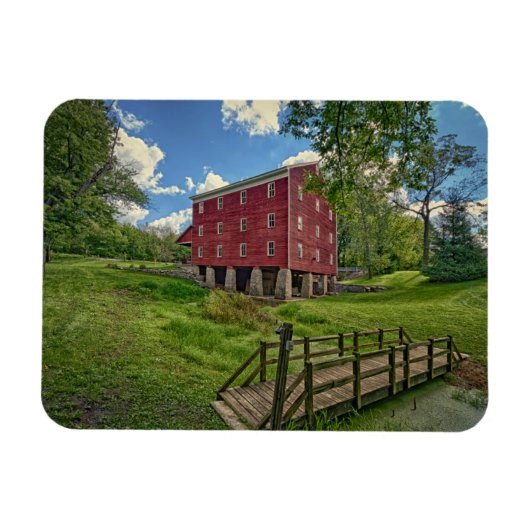 VS, Indiana, Cutler. Adams Mill Magneet (Horizontaal)