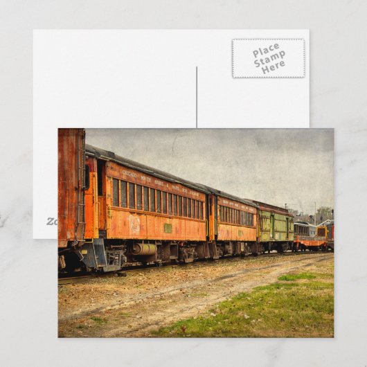 VS, Indiana. Het Noord-Mudson Railroad Museum Briefkaart (Voorkant / Achterkant)