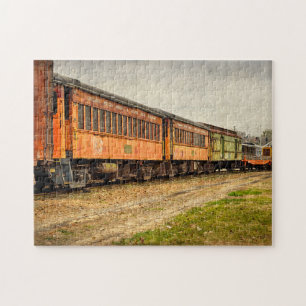 VS, Indiana. Het North Judson Railroad Museum Legpuzzel