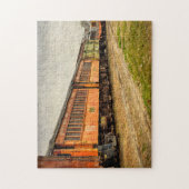 VS, Indiana. Het North Judson Railroad Museum Legpuzzel (Verticaal)