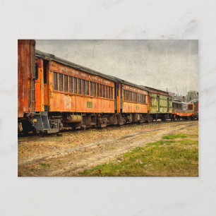 VS, Indiana. Het North Mudson Railroad Museum Briefkaart