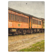 VS, Indiana. Het North Mudson Railroad Museum Klembord (Achterkant)
