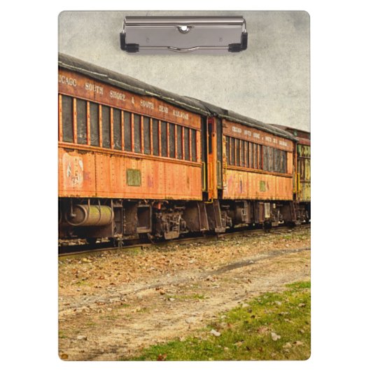 VS, Indiana. Het North Mudson Railroad Museum Klembord (Voorkant)