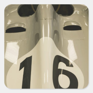 VS, Indiana, Indianapolis: Indianapolis Motor 4 Vierkante Sticker