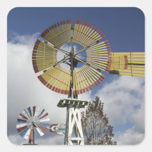 VS, Indiana, Kendallville: Midden Amerika Vierkante Sticker