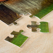 VS, Indiana. landschap op het platteland, met wijn Legpuzzel (Zijkant)