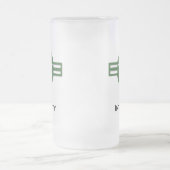 VS Integriteit Groen Matglas Bierpul (Center)