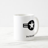 VS Integriteit zwart Koffiemok (Voorkant rechts)