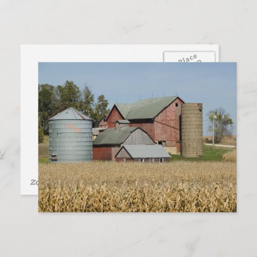 VS, IOWA, Froelich: oud boerderij Briefkaart (Voorkant / Achterkant)