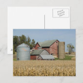 VS, IOWA, Froelich: Oude boerderij Briefkaart (Voorkant / Achterkant)