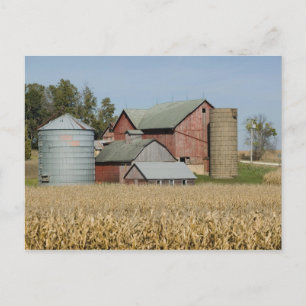 VS, IOWA, Froelich: Oude boerderij Briefkaart