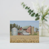 VS, IOWA, Froelich: Oude boerderij Briefkaart (Staand voorkant)