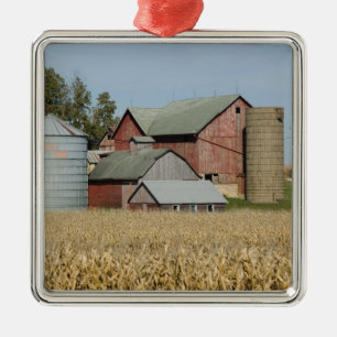VS, IOWA, Froelich: Oude boerderij Metalen Ornament