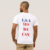 VS ja we kunnen T-shirt (Achterkant volledig)