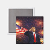 VS JULI 4e 250 Jaar Trump Excellent Magneet (Voorkant / Achterkant)