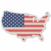 VS-kaart Sticker (Voorkant)