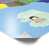 VS-kaart voor kinderen Foto Afdruk (Hoek)