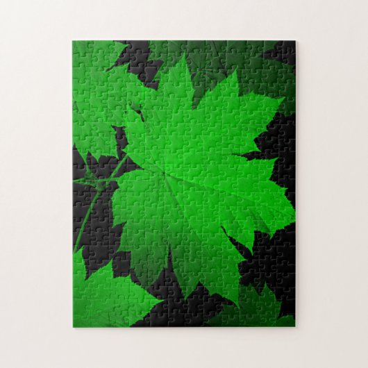 VS, Kansas, Eikenbladeren in het licht Legpuzzel (Verticaal)