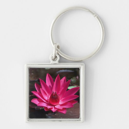 VS, Kansas, helderrode waterlelie Sleutelhanger (Voorkant)