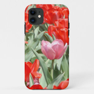 VS, Kansas, Rode Tulpen Met Eén Roze Tulp Case-Mate iPhone Case
