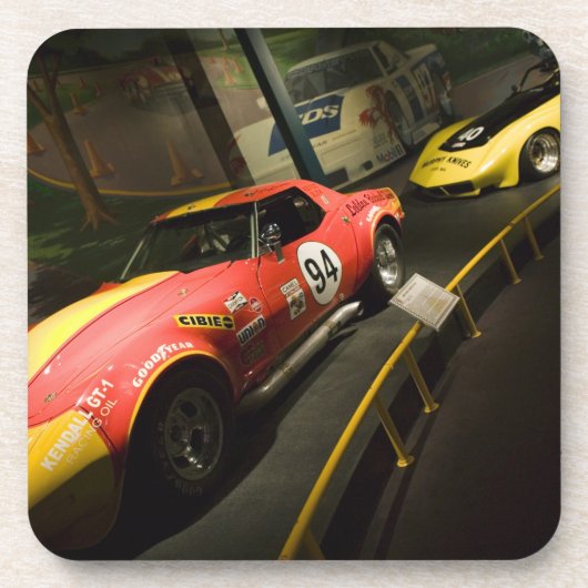 VS, Kentucky, Bowling Green: Nationaal korvet 4 Drankjes Onderzetter (Voorkant)