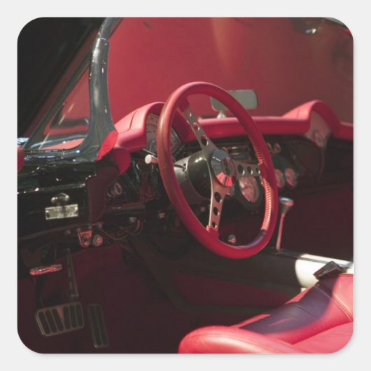 VS, Kentucky, Bowling Green: National Corvette Vierkante Sticker (Voorkant)