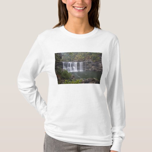 VS - Kentucky. Cumberland Falls op de T-shirt (Voorkant)