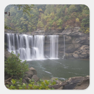 VS - Kentucky. Cumberland Falls op de Vierkante Sticker