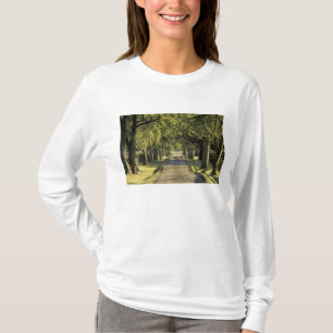 VS, Kentucky, Lexington. Met bomen omzoomde oprit, T-shirt