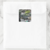 VS, Kentucky, Middlesboro: The Lost Squadron, Vierkante Sticker (Tas)