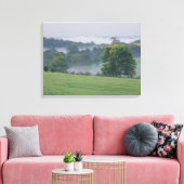 VS, Kentucky. Rollende heuvels van de Bluegrass Canvas Afdruk (Insitu (Woonkamer))