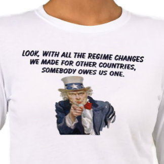 VS: Landen waarvan we het regime hebben veranderd, Tri-Blend Shirt