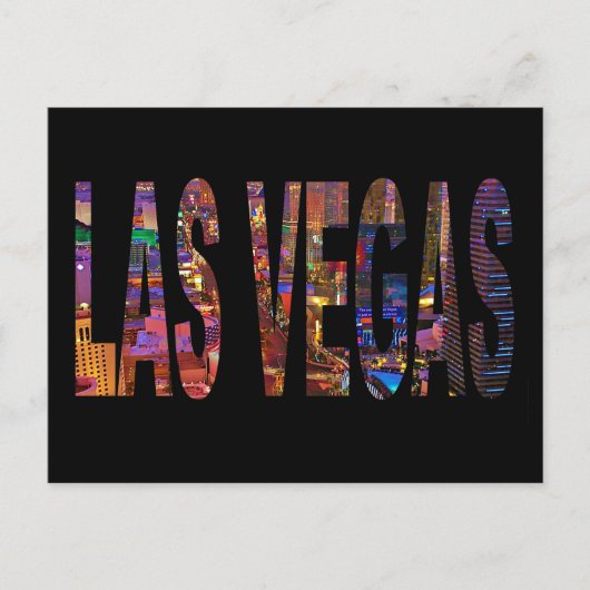 vs Las Vegas Briefkaart (Voorkant)