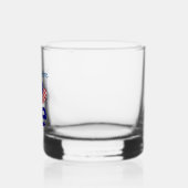 VS LIEFDE Blauw Gepersonaliseerd Whisky Glas (Links)