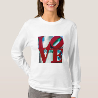 VS LIEFDE EN SCHRIFT T-SHIRT