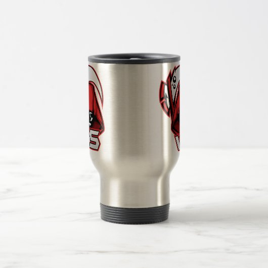 [vS Logo] Roestvrij staal 15 oz reismok Reisbeker (Center)
