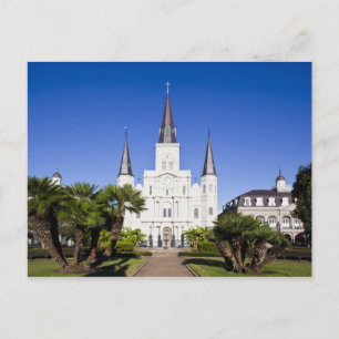 VS, Louisiana, New Orleans. Franse wijk, Briefkaart